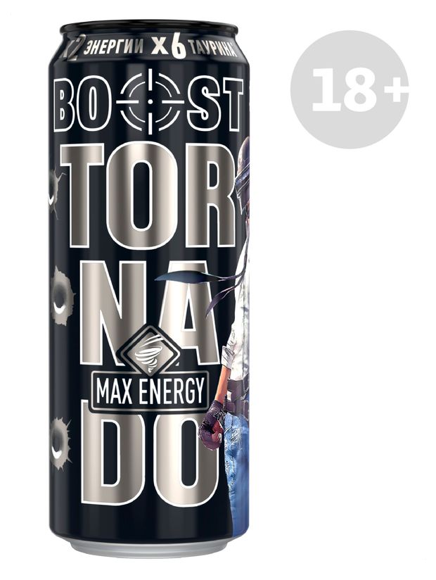 Напиток энергетический Tornado Max Boost 450 мл 135₽