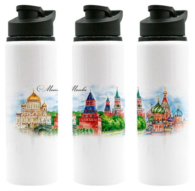 Бутылка для воды сувенирная Медный всадник 750 мл, 1 шт в ассортименте