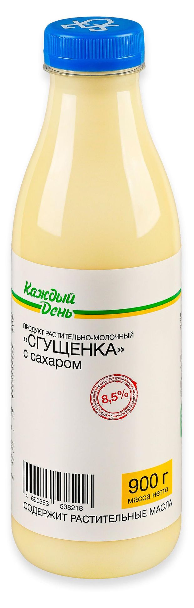 Продукт растительно-молочный Каждый день Сгущенка с сахаром 85 ЗМЖ 900 г 205₽
