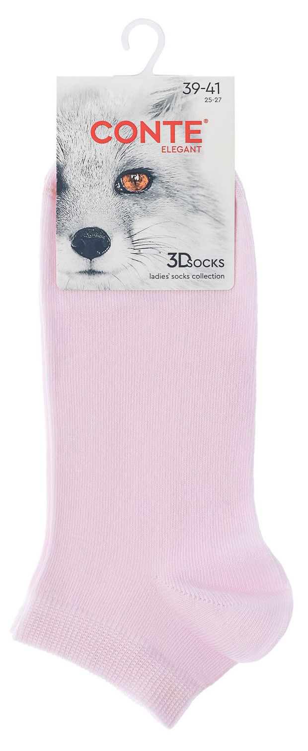 Носки женские Conte укороченные розовые, р 25-27