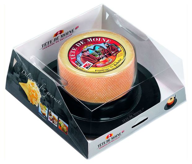 Сыр твердый Тет де Муан Tete De Moine Fleurellobox Swiss Edition Подарочный набор с ножом 51 БЗМЖ Швейцария 400 г 3400₽