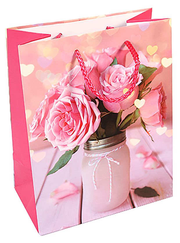 Сумка подарочная бумажная GrandGift 22х31х9 см 1 шт в ассортименте 85₽