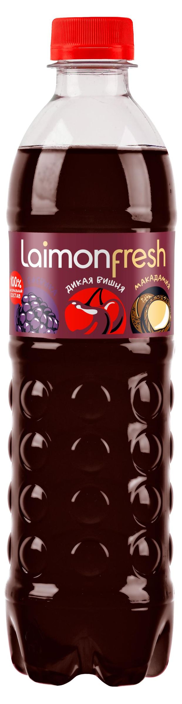 Напиток газированный Laimon fresh дикая вишня-ежевика-макадамия, 500 мл