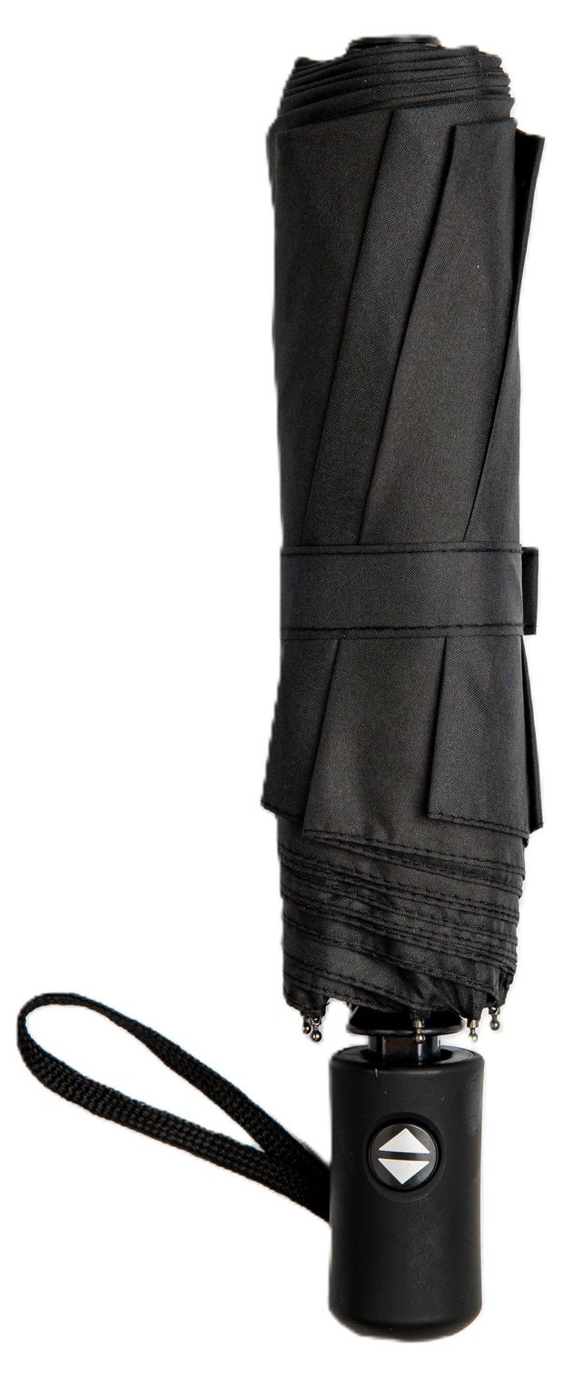 Зонт мужской Jin 3 сложения полный автомат черный, 1 шт