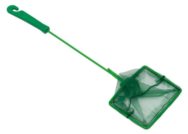 Сачок для аквариума HOMEFISH металлический с пластиковой ручкой, 35 см
