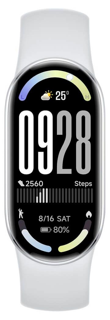 Фитнес-браслет Xiaomi Smart Band 10 серебристый 4000₽