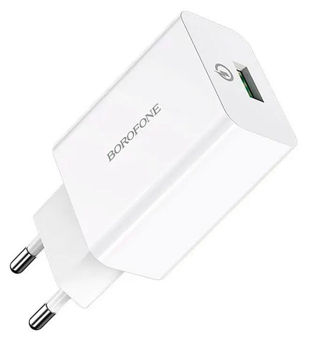 Сетевое зарядное устройство Borofone BA21A USB - TYPE-A 18W 500₽