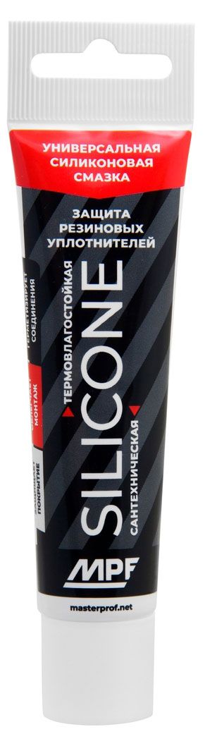 Смазка силиконовая сантехническая MPF универсальная прозрачная, 30 г