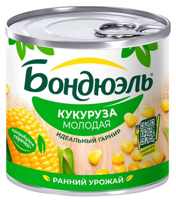 Кукуруза Бондюэль молодая, 170 г