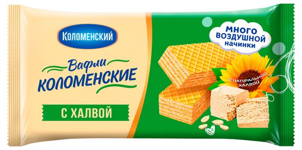 Вафли Коломенское с халвой, 200 г