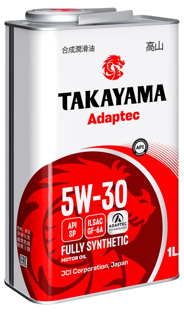 Моторное масло TAKAYAMA GF6 SN 5W30 синтетическое 1 л 900₽