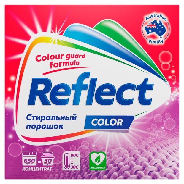 Стиральный порошок Reflect Color концентрат для цветных и темных вещей 650 г 440₽