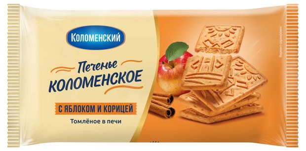 Печенье Коломенское с яблоком и корицей, 120 г