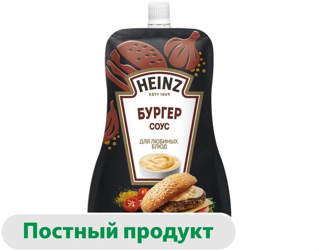 Соус Heinz Бургер 200 г 120₽