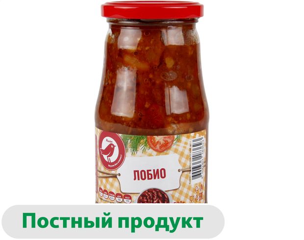 Фасоль АШАН Красная птица Лобио 530 г 124₽