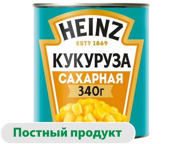 Кукуруза Heinz сладкая 340 г 120₽