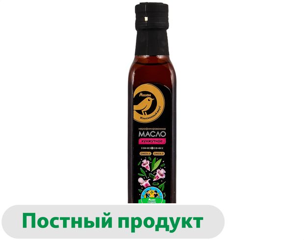 Масло кунжутное АШАН Золотая птица нерафинированное 250 мл 216₽