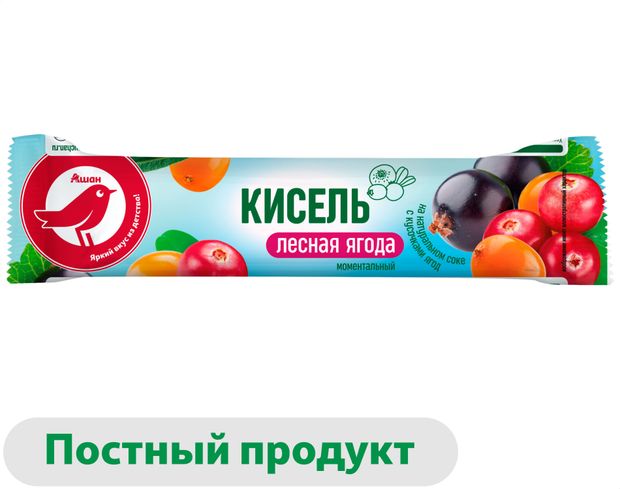 Кисель АШАН Красная птица Лесные ягоды, 25 г