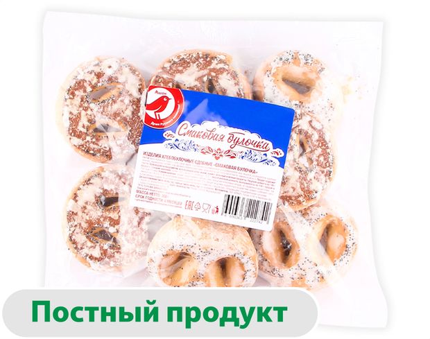 Хлебобулочное изделие АШАН Красная птица Смаковая булочка 300 г 85₽