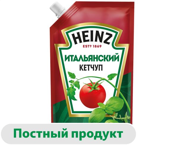 Кетчуп томатный Heinz Итальянский, 320 мл