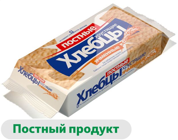 Хлебцы Елизавета Постные хрустящие ячменные 70 г 80₽