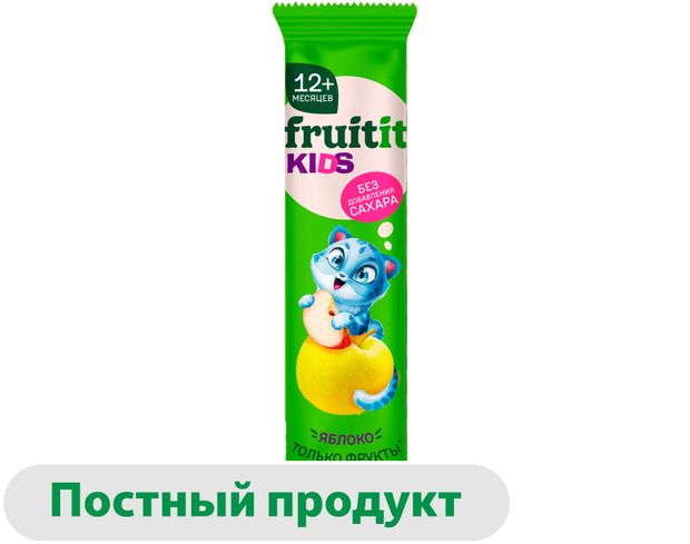 Фруктовая лента Fruit It яблоко без добавления сахара, 15 г