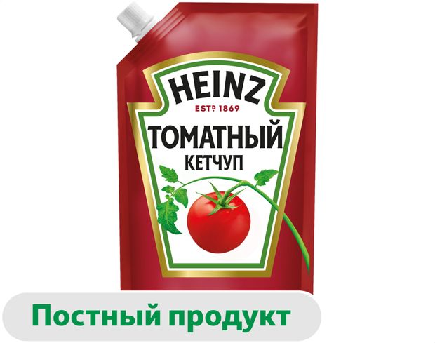 Кетчуп томатный Heinz 320 г 120₽