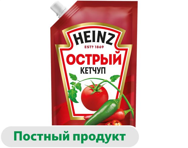 Кетчуп томатный Heinz Острый, 320 г