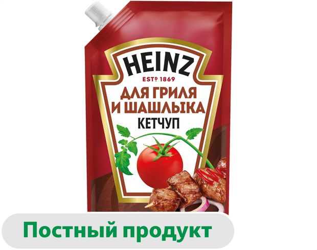 Кетчуп томатный Heinz для гриля и шашлыка, 320 г