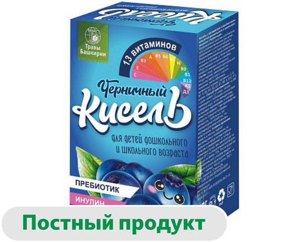 Кисель Травы Башкирии Черничный, 200 г