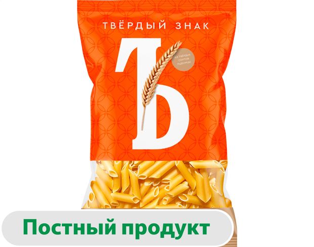 Макаронные изделия Твердый знак Перья, 450 г