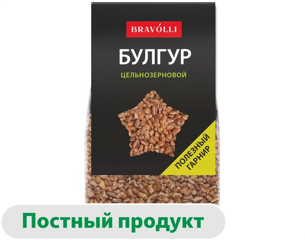 Булгур Bravolli цельнозерновой 350 г 120₽