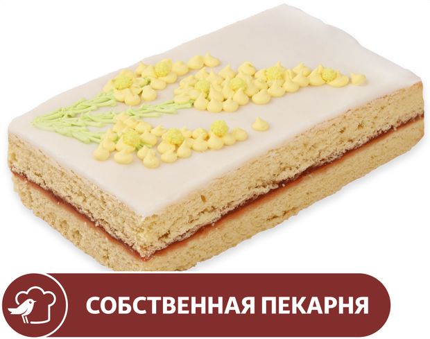 Печенье полоска АШАН Праздничная с начинкой вес 570₽