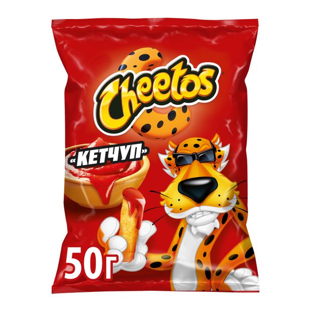 Снеки кукурузные Cheetos кетчуп, 50 г