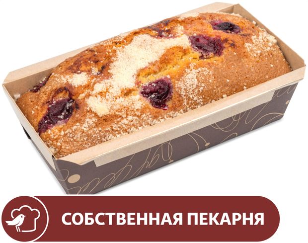 Кекс АШАН с вишней вес 54₽