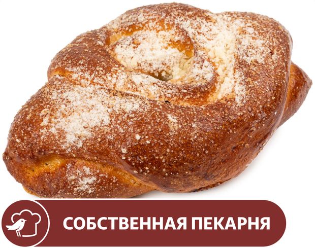 Сдоба АШАН с абрикосовым джемом, 100 г