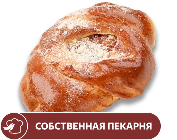 Сдоба АШАН С яблочным повидлом 120 г 47₽