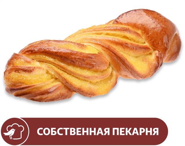 Рулет сдобный АШАН с лимонным джемом 200 г 75₽