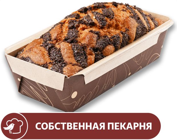 Кекс АШАН с маком вес 560₽