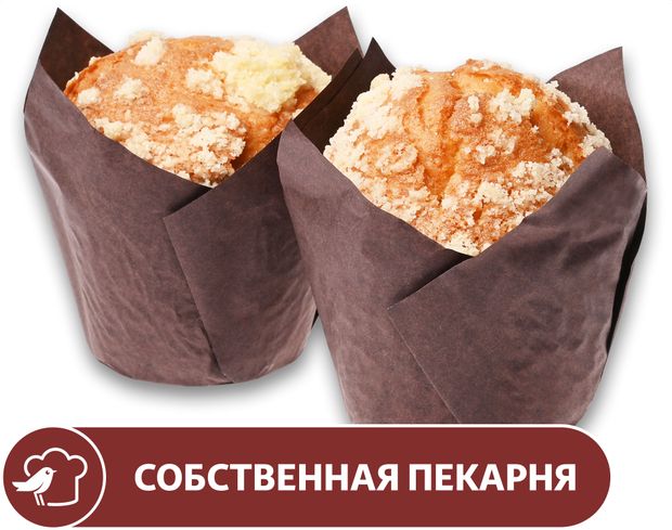 Маффин АШАН творожный 2 шт х 100 г 125₽