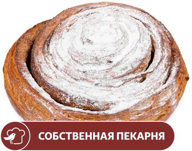 Улитка АШАН с корицей и сахарной пудрой 100 г 47₽