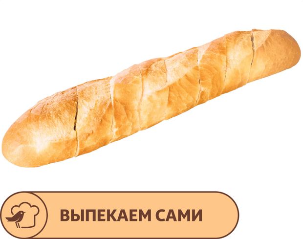 Мини-багет АШАН с чесноком и маслом, 140 г