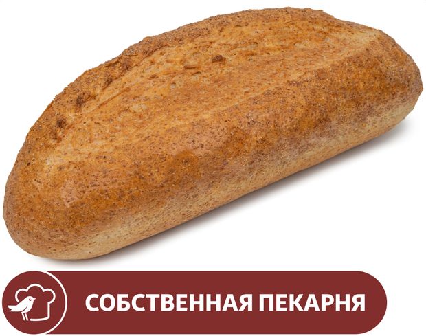 Хлеб АШАН деревенский с отрубями, 300 г