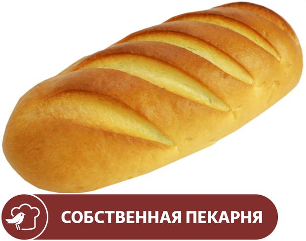 Батон пшеничный АШАН нарезной 400 г 37₽