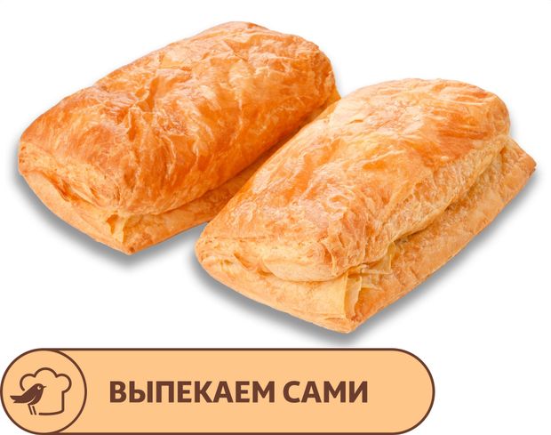 Слойка АШАН с клубникой 80 г х 2 шт 85₽