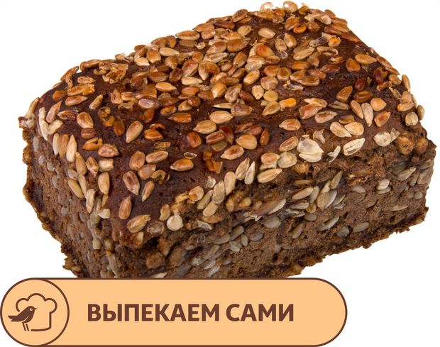Хлеб АШАН Маг с семечками, 400 г
