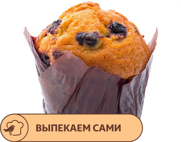 Маффин АШАН черничный, 120 г