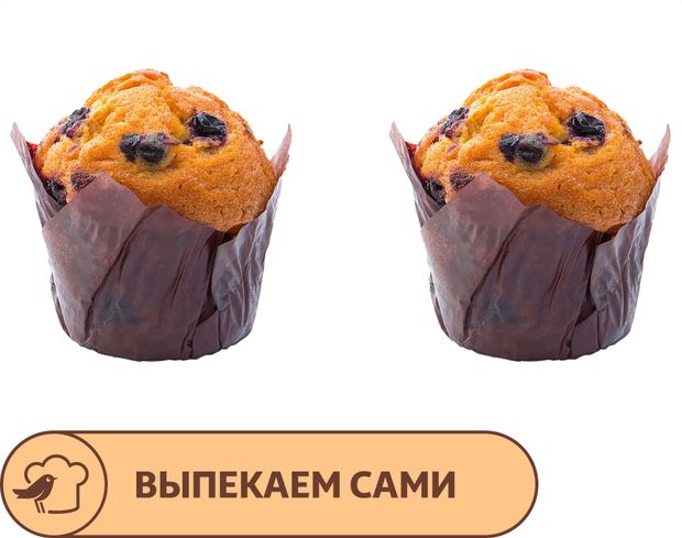 Маффин АШАН ягодный, 2х120 г