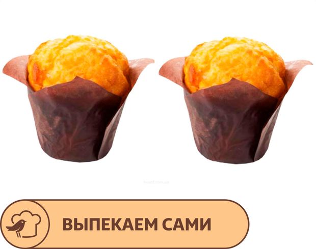 Маффин АШАН с ванилином, 2х120 г