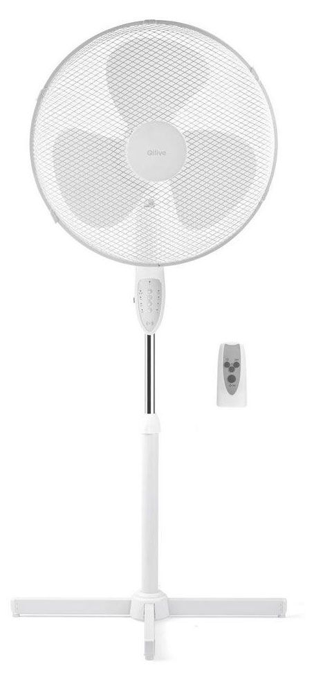 Вентилятор напольный Qilive 6847 белый
